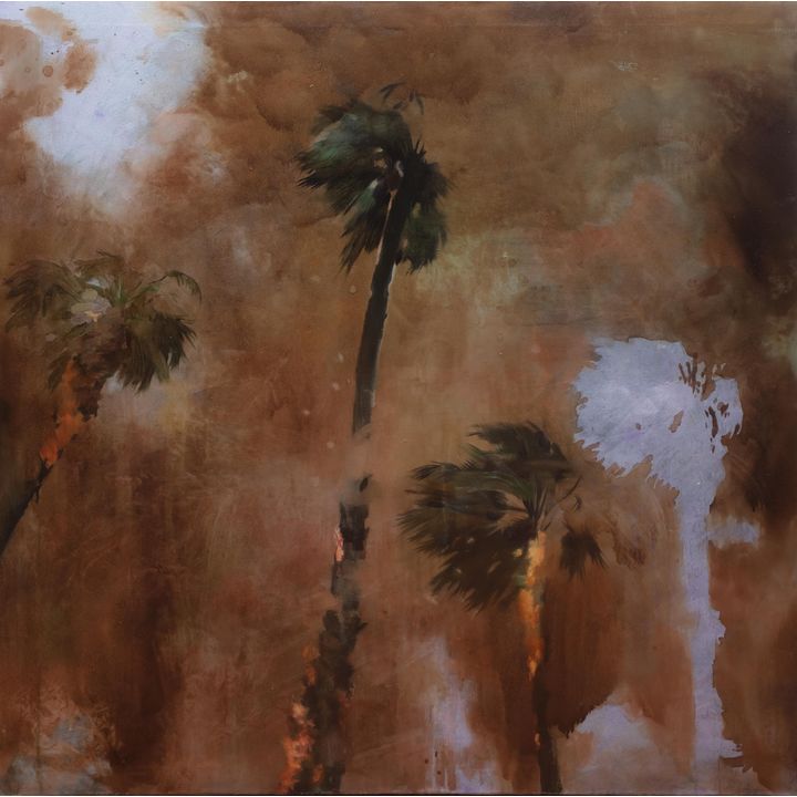 Aleksander Baszynski | Four palm trees, 2020