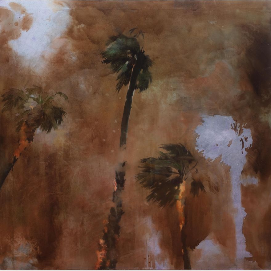 Aleksander Baszynski | Four palm trees, 2020