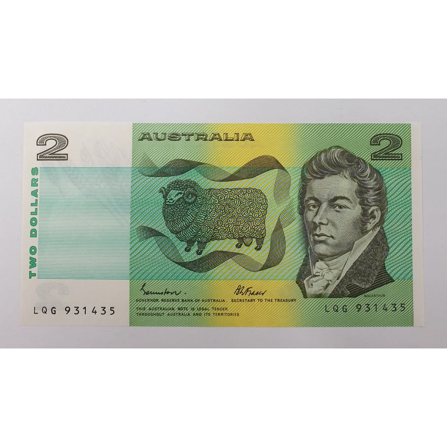 LAST $2 PREFIX - Aus. J/F $2 Note
