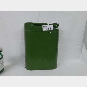 TINOK ULTIMATE GREEN PETROL METAL JERRY CAN - 20 LITRE - GREEN PETROL METAL JERRY CAN - 20 LITRE