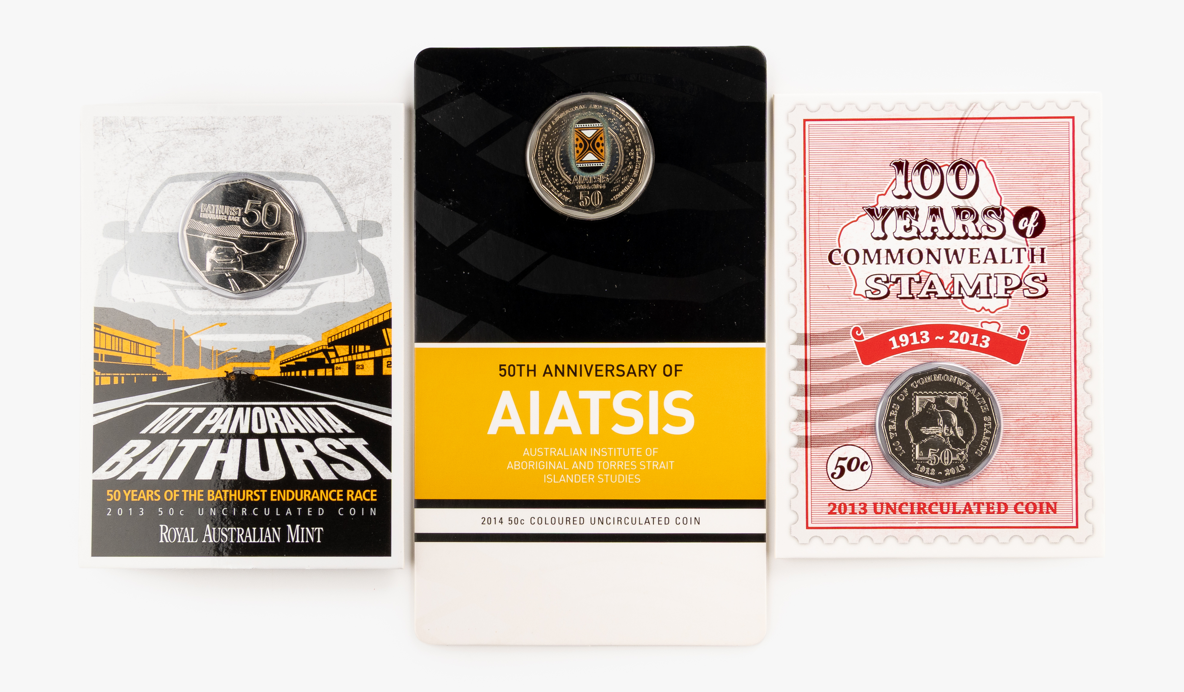 Elizabeth II, RAM - AIATSIS, Fifty Cents, 2014, UNC