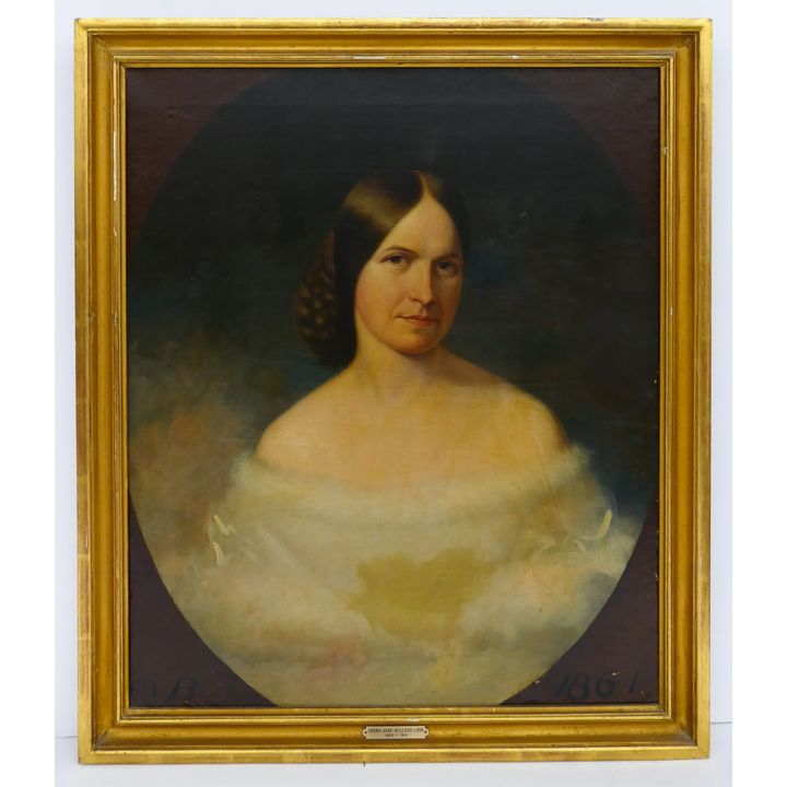 Antique Portrait of Sarah Jane Millard Look, 1861