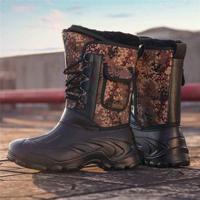 DIGITAL CAMO WATERPROOF ANTI SLIP WINTER BOOTS SZ 11