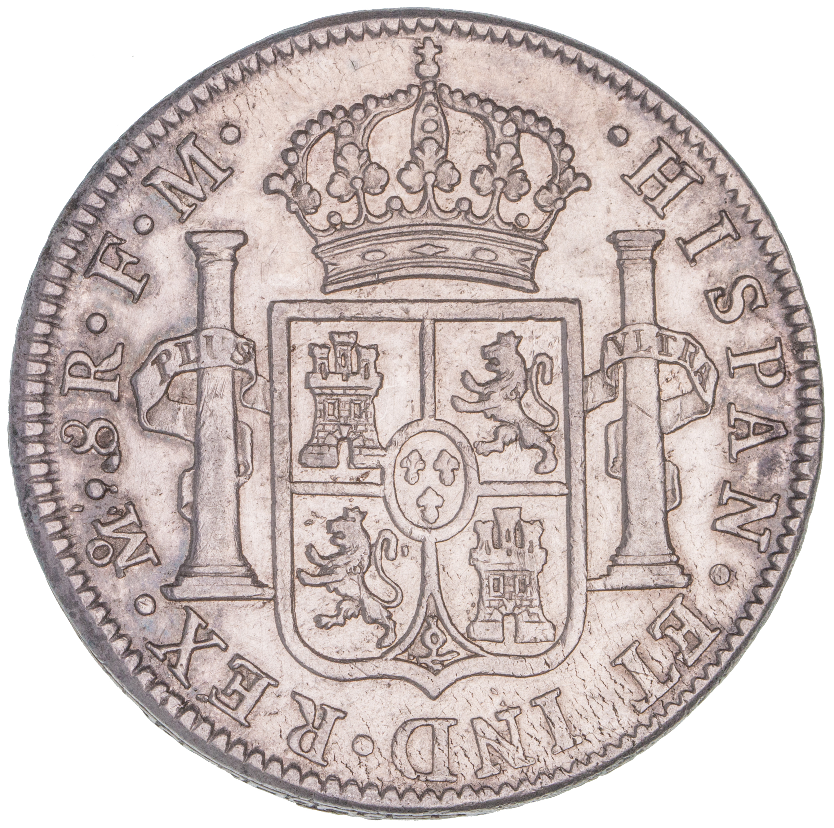 Mexico, Charles IIII, Eight Reales, 1798-FM, VF