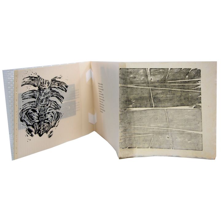 DICKSON EMILY, Poet. 1830-1886., JOHANKNECHT, SUSAN. Illus., STEINER, ELIZABETH, Book binder., Compound Frame: Seven Poems.