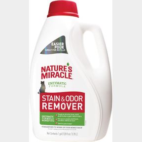 128 FL OZ (PACK OF 1) NATURE'S MIRACLE STAIN AND ODOR REMOVER CAT, ODOR CONTROL FORMULA, POUR