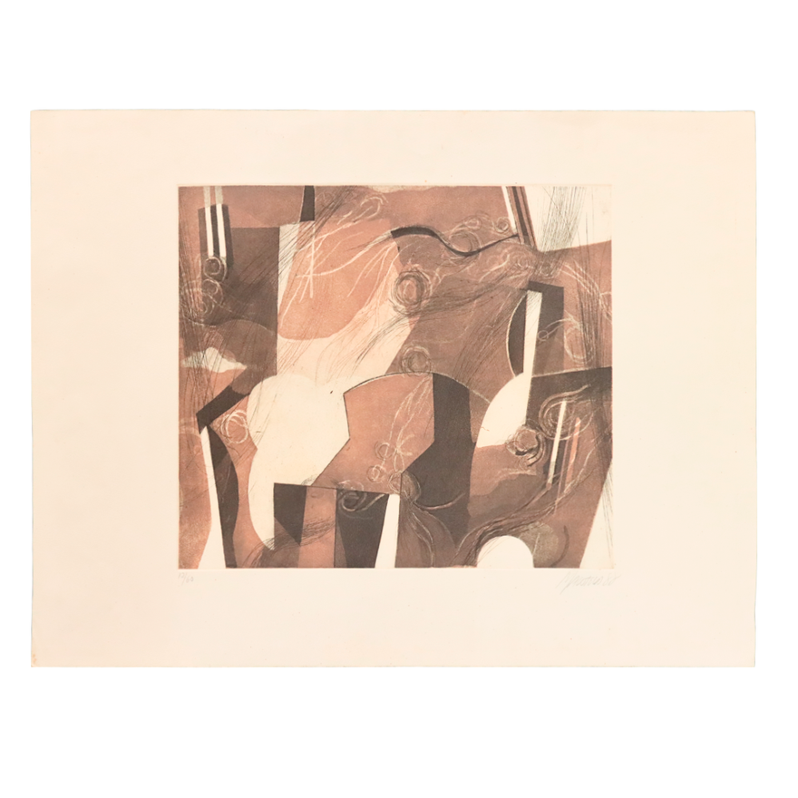 Grabado de Gabriel Macotela (Guadalajara, 1954-)