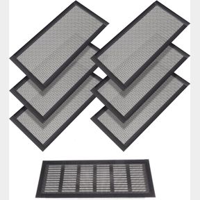 5.5 X 12 INCHES FLOOR VENT COVERS RECTANGLE AIR VENT SCREEN COVER MAGNETIC PVC VENT MESH FLOOR REGISTER COVER PLASTIC VENT SCREEN