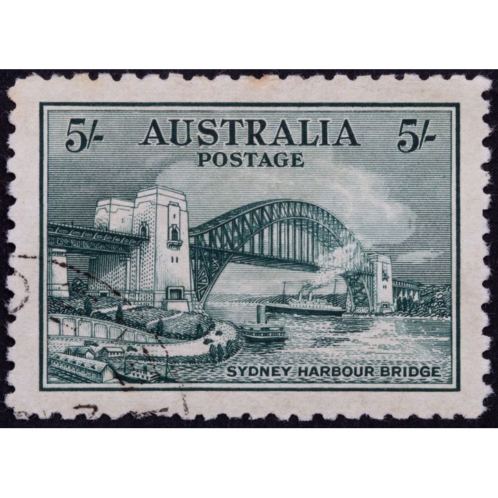 Sydney Harbour Bridge, Five Shillings, 1932, Good