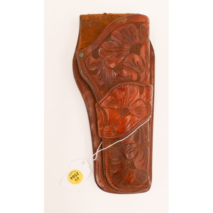 Vintage Heiser Denver Tooled Leather Holster- 9.25''