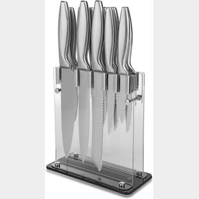 12 PCS HIGH QUALITY KITCHEN KNIVES WITH ACRYLIC STAND