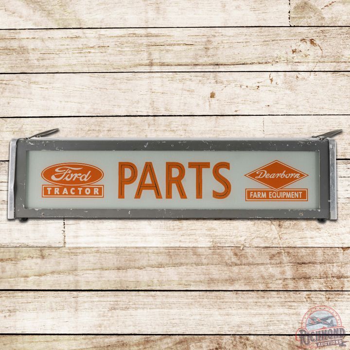 Ford Tractor Dearborn Farm Equipment Parts Lighted Advertising Sign w/ Logo