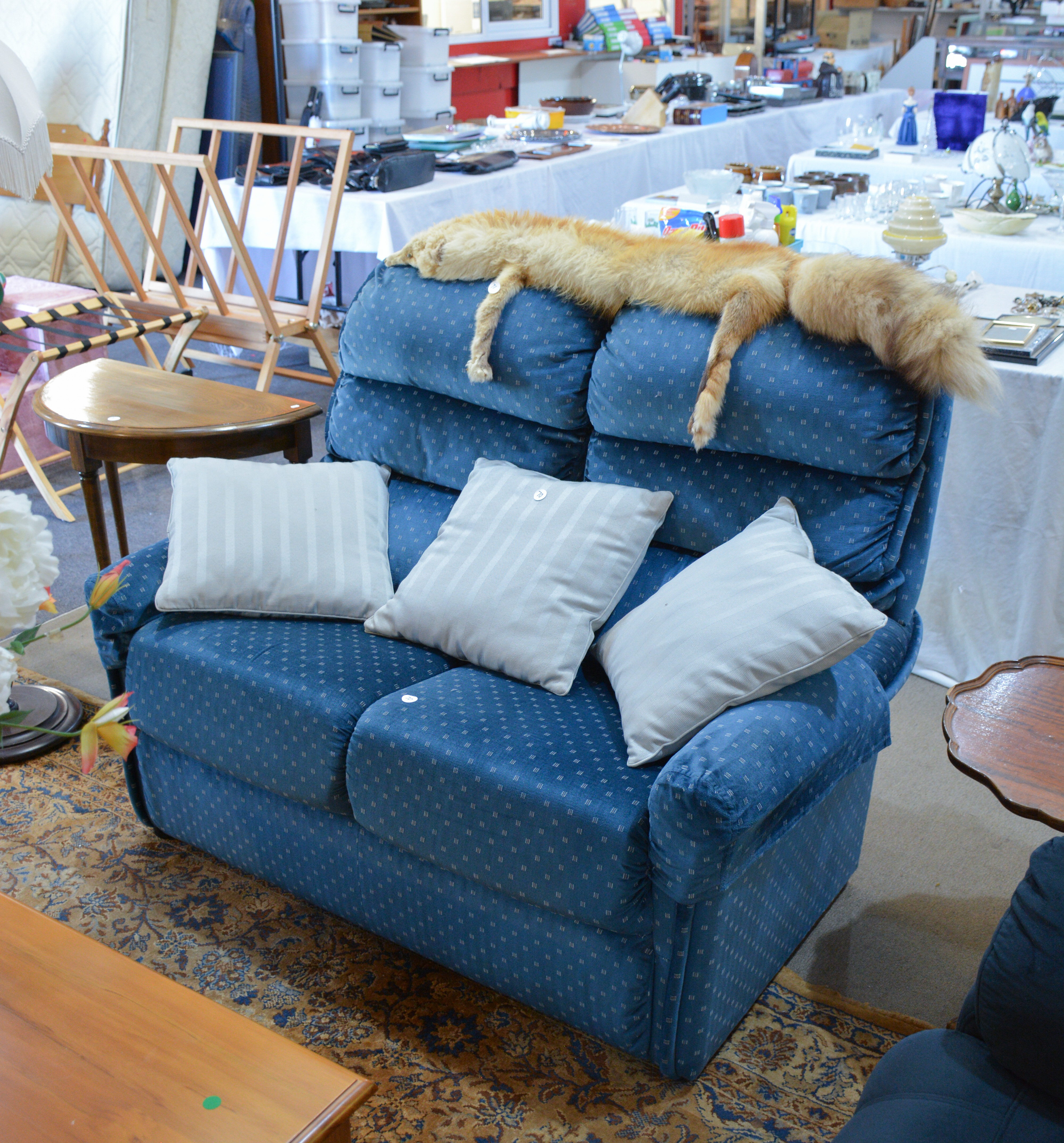 Two Seater Couch with Cushions — NZ auction result