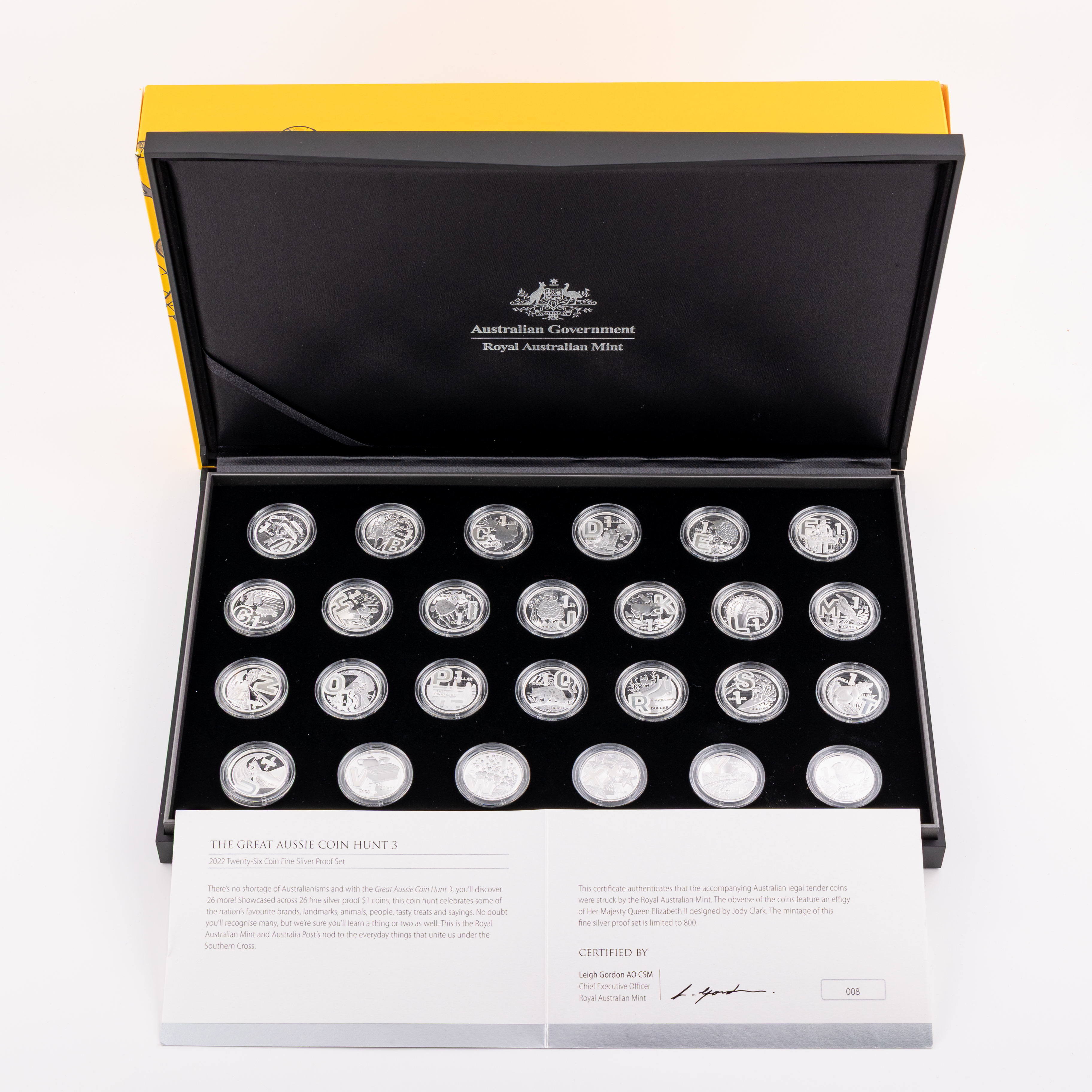 Elizabeth II, RAM Great Aussie Coin Hunt #3, One Dollar, 2022, FDC