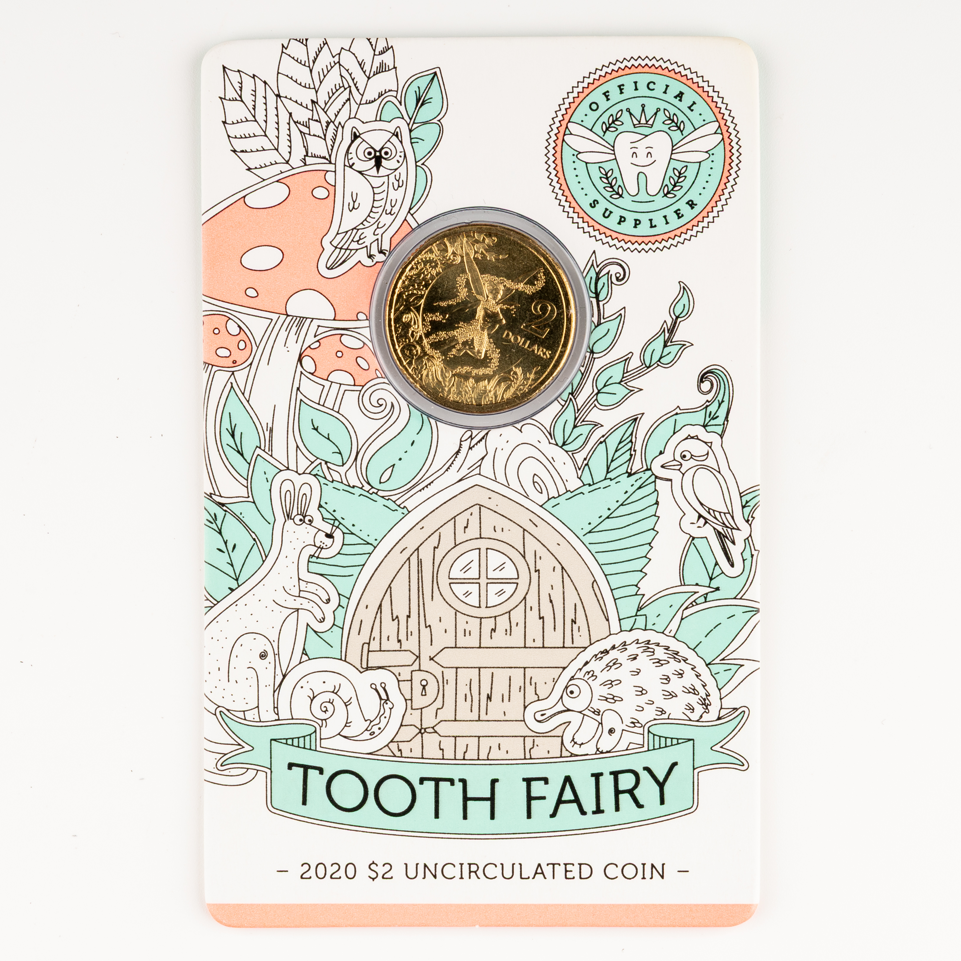 79 · Elizabeth II, Tooth Fairy, Two Dollars, 2020,  UNC