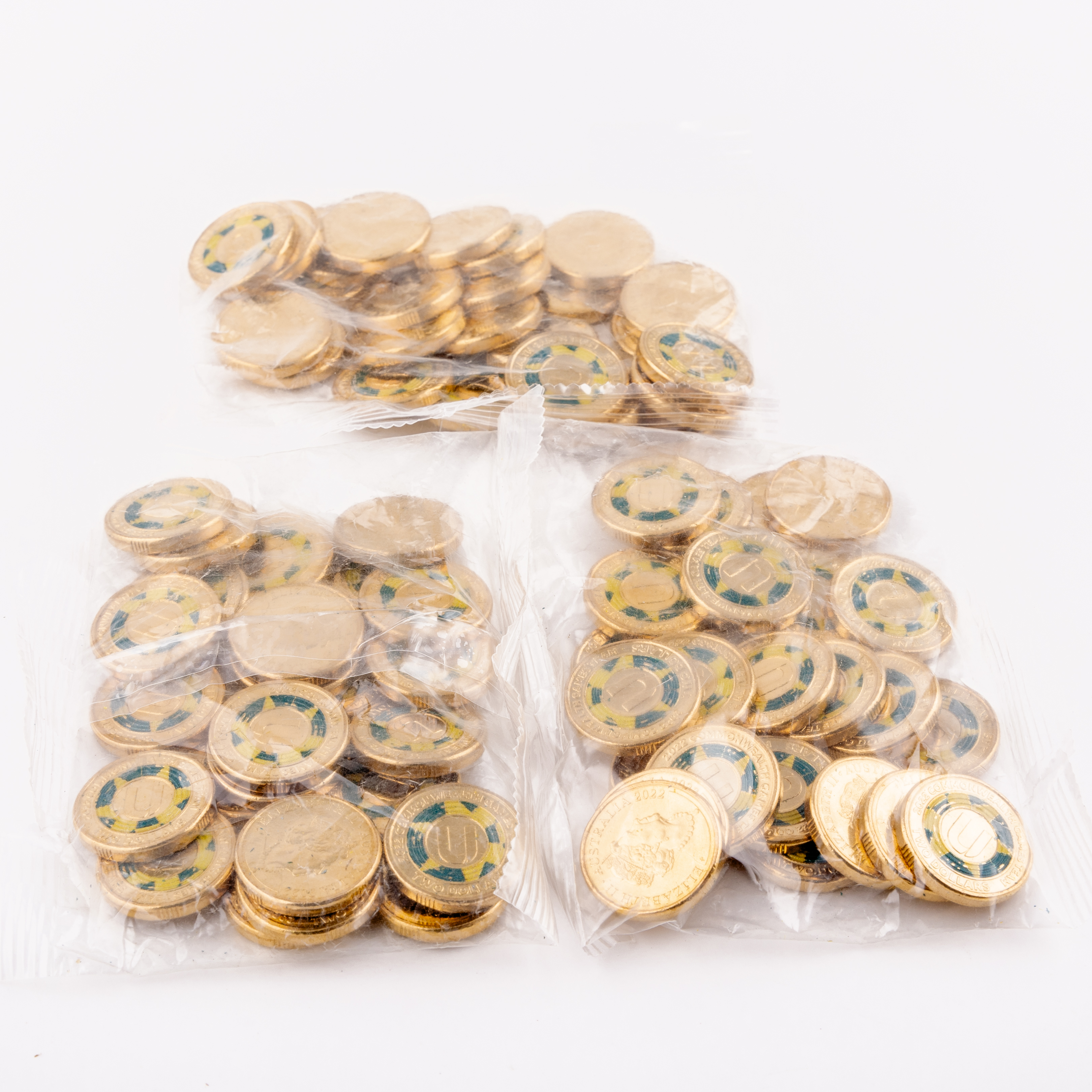 Elizabeth II, Bags - Commonwealth Games 'U', Two Dollars, 2022, UNC