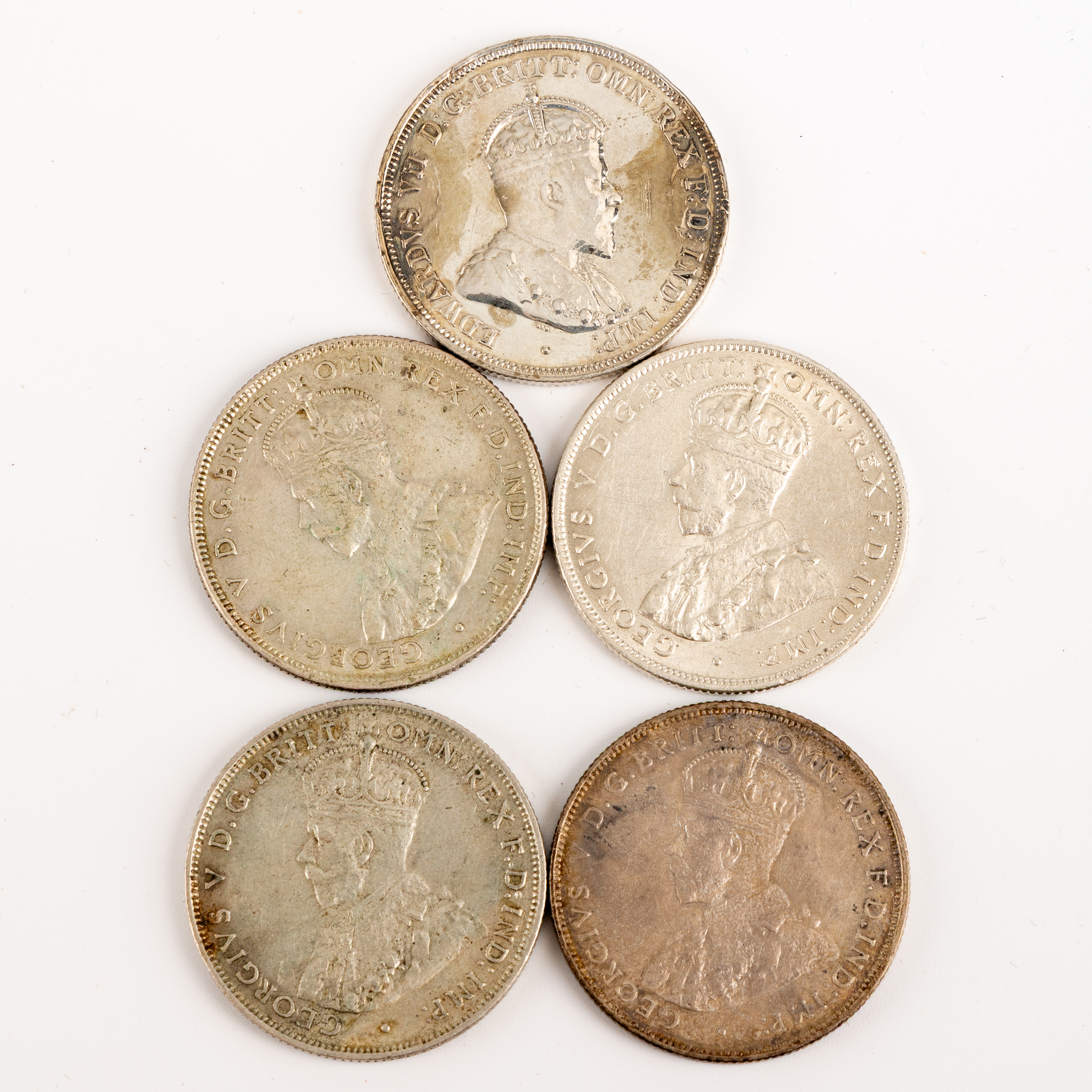 George V, Florin, 1910 - 1936, aF - aEF