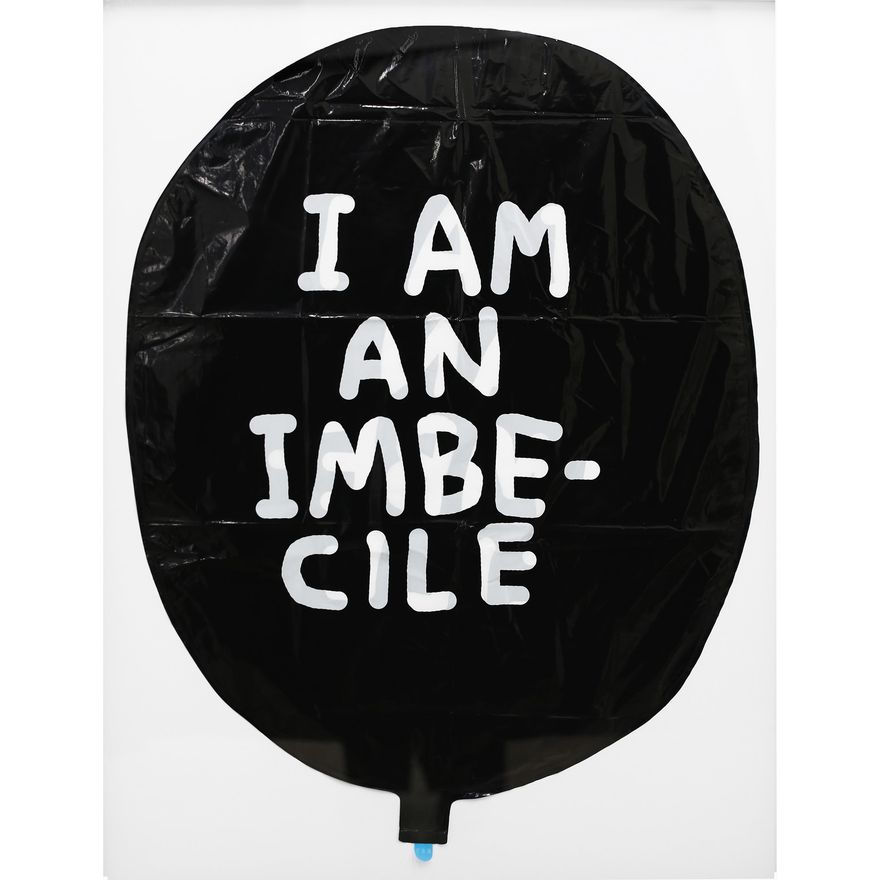 David Shrigley for Banksy’s Dismaland 'I am an imbecile'