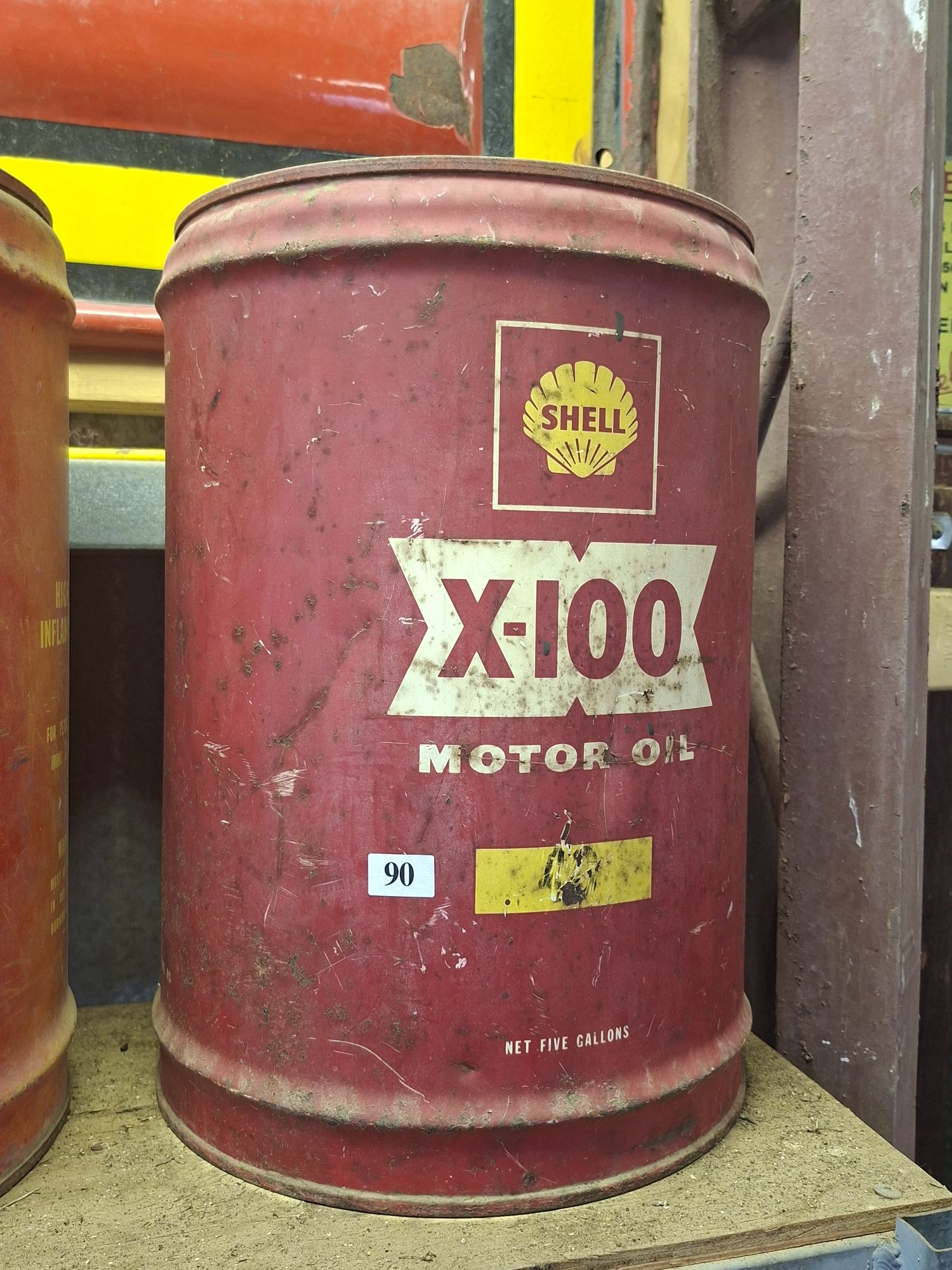 Shell Motor Oil Drum