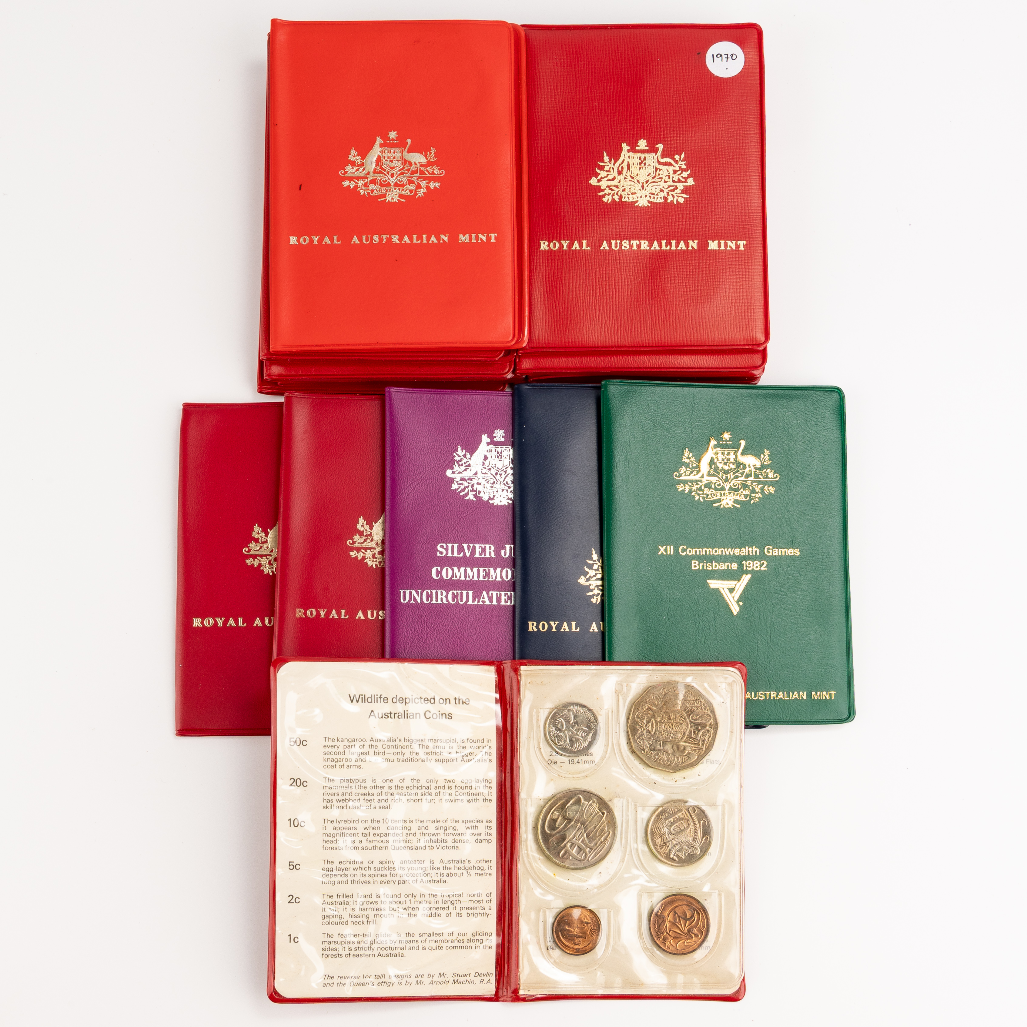 172 · Elizabeth II, One Cent - Fifty Cents, 1969 - 1983, UNC