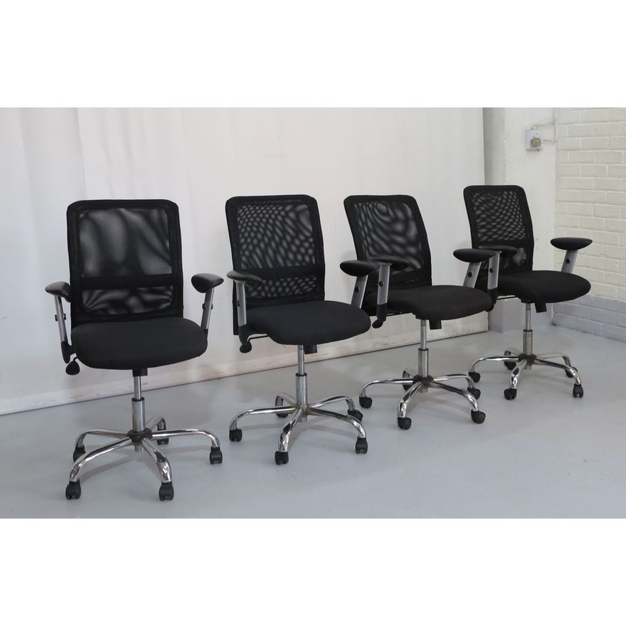 SET OF 4 OFFICE CHAIRS