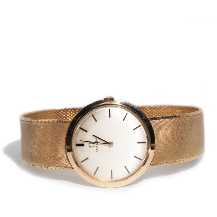Omega Solid 9 Carat Gold Watch , Circa 1960s