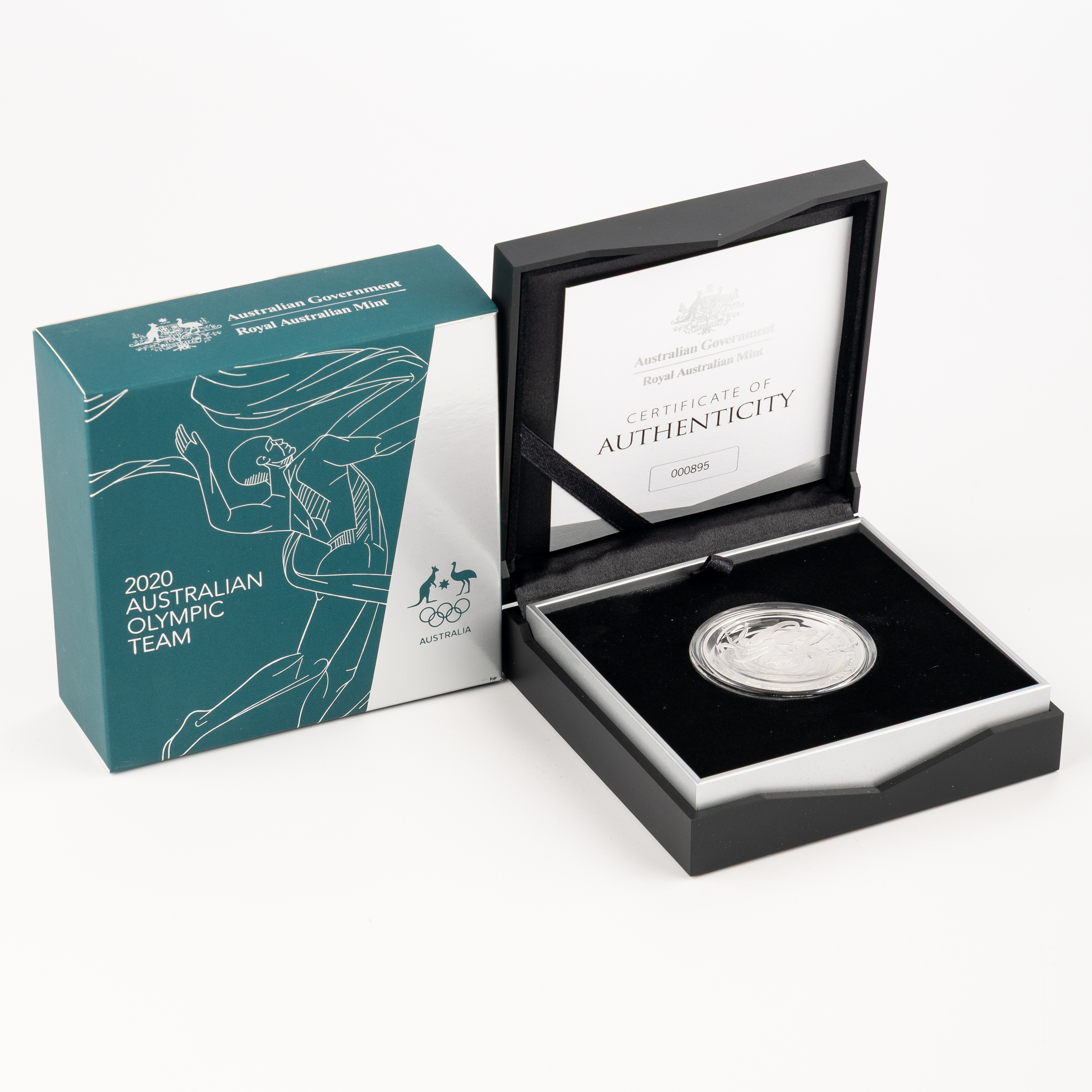 Elizabeth II, RAM - Australian Olympic Team, Five Dollars, 2020, FDC