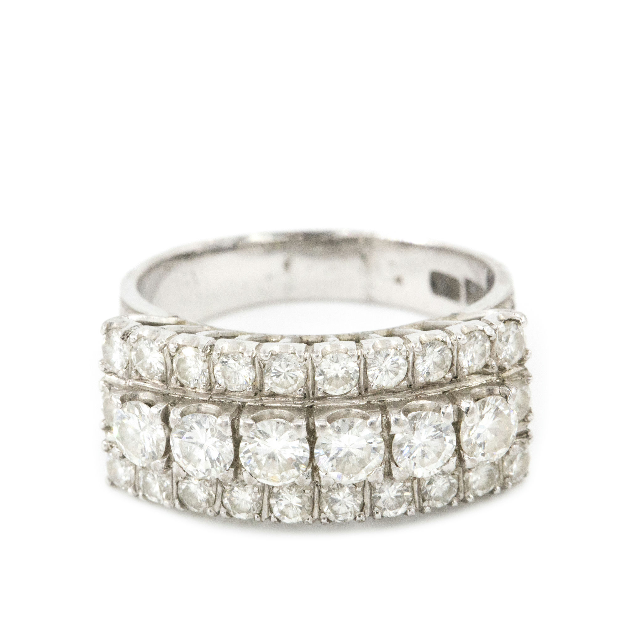 Diamond Cluster Ring Gold,