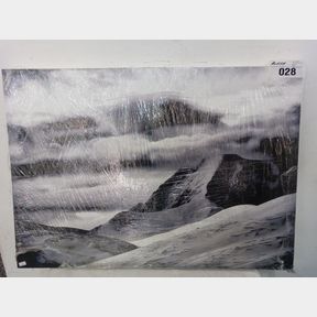 CANVAS WALL ART - NEW JOURNEY ARTWORK - BLACK - A1 - 594 X 841 MM -