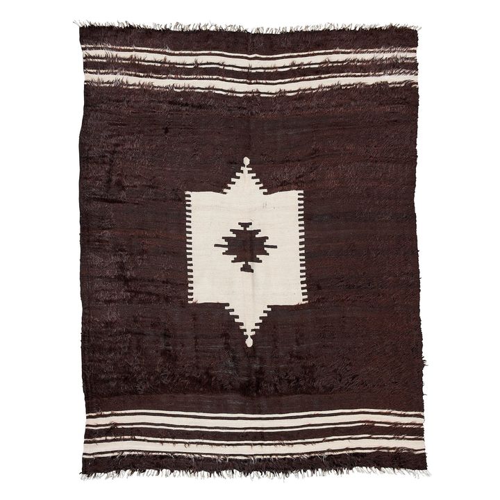 An unusual early 20th century Anatolian flat weave rug, Turkey, circa 1920