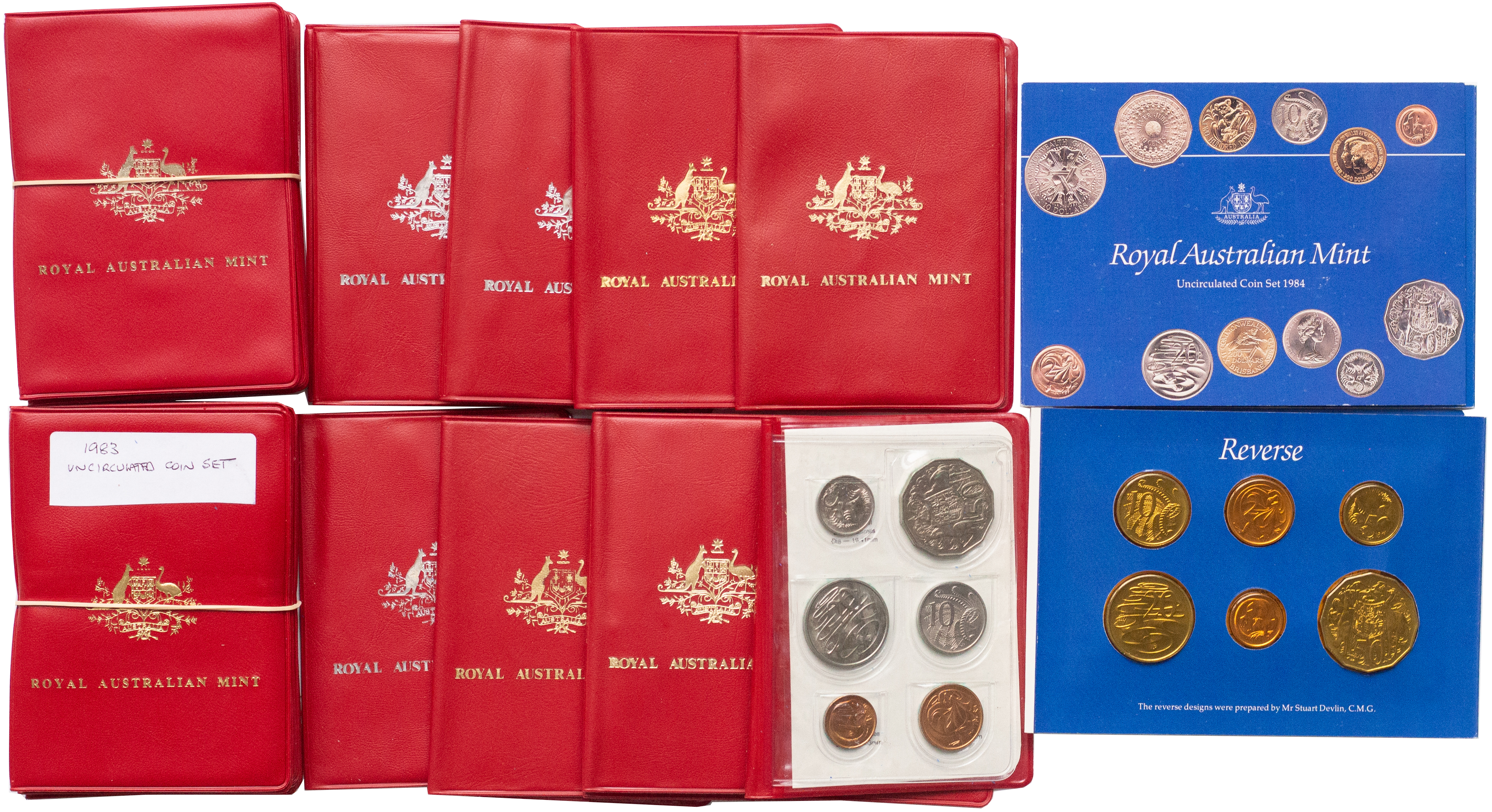 Elizabeth II, Mint Sets, 1978 - 1984, UNC