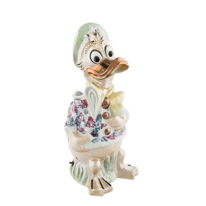 Lampka kaczor Donald, Zygmunt Buksowicz, Steatyt Katowice, 2. poł. XX w.