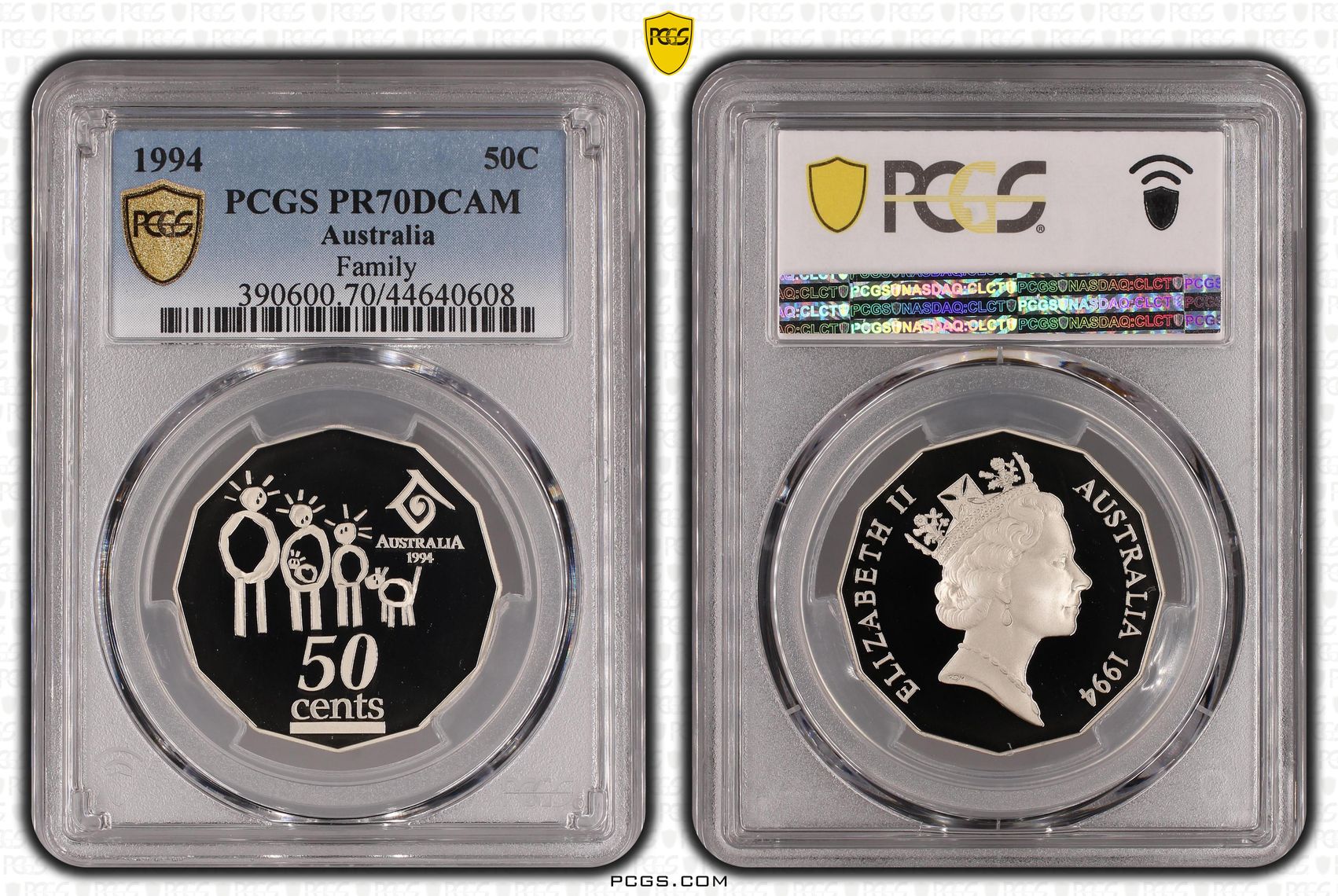 Elizabeth II, Family, Fifty Cent, 1994, PCGS PR 70DCAM