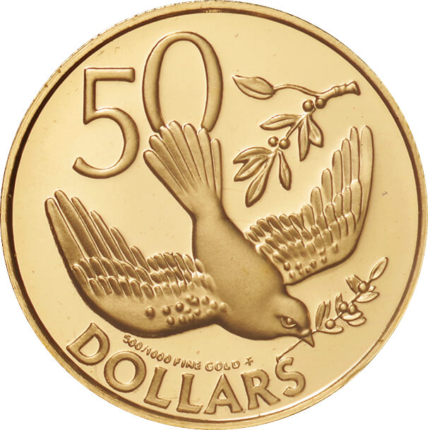 1980年度英領ヴァージン諸島50ドル金貨