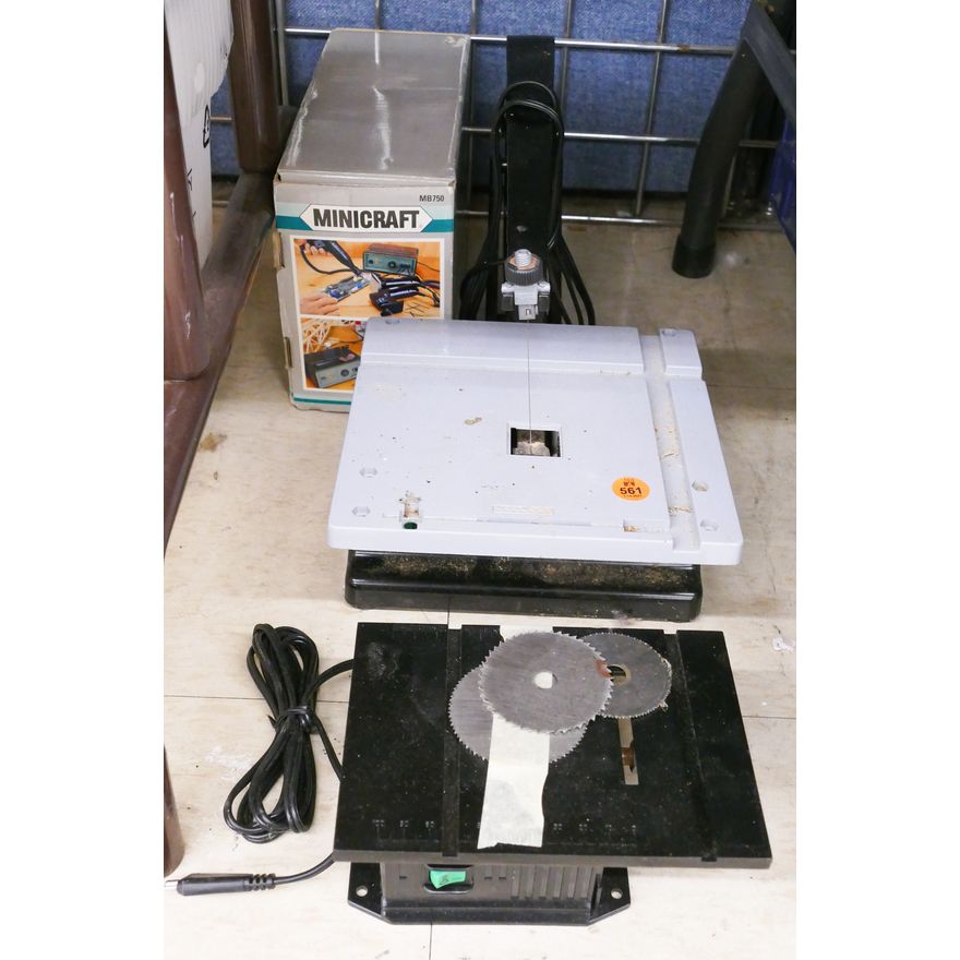2pc Craft Saws- MiniCraft Scroll Saw and Tiny Table Saw