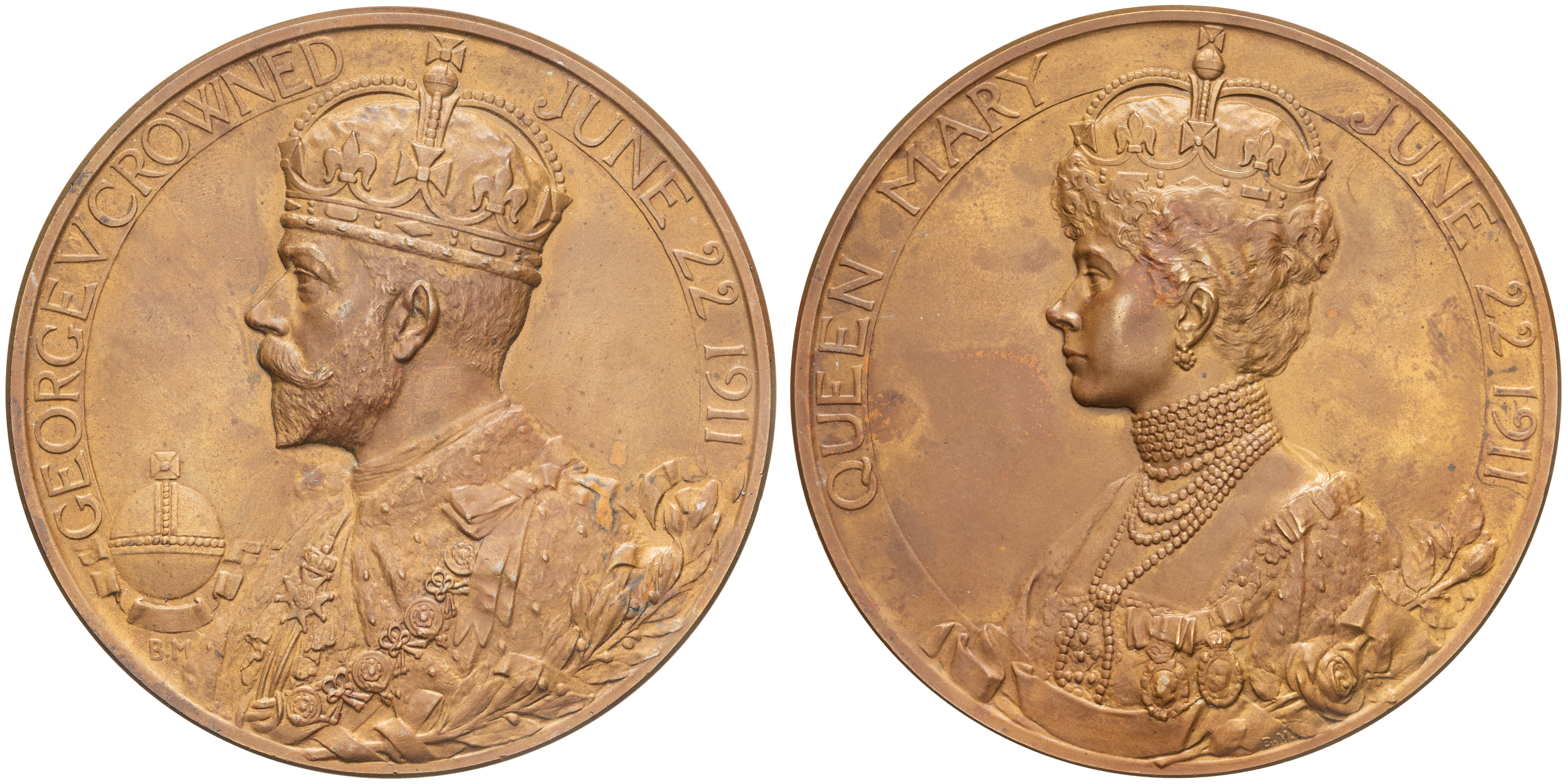 England, George V, Coronation Medal, 1911, gEF