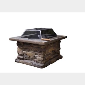 NEW NATURAL STONE FIBERGLASS FIREPIT HS19801**