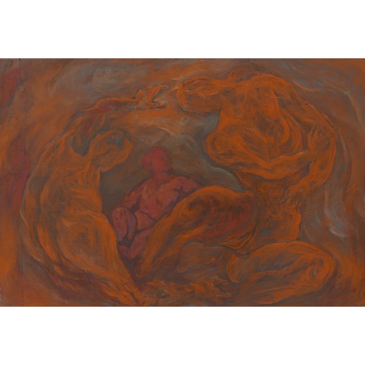 Kenneth Callahan ''The Dance'' 1953 Oil