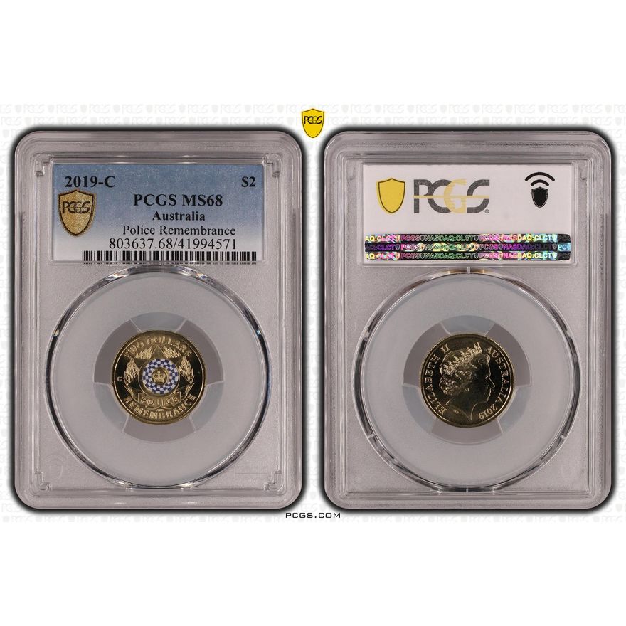 Police Remembrance, Two Dollar, 2019-C, PCGS MS68
