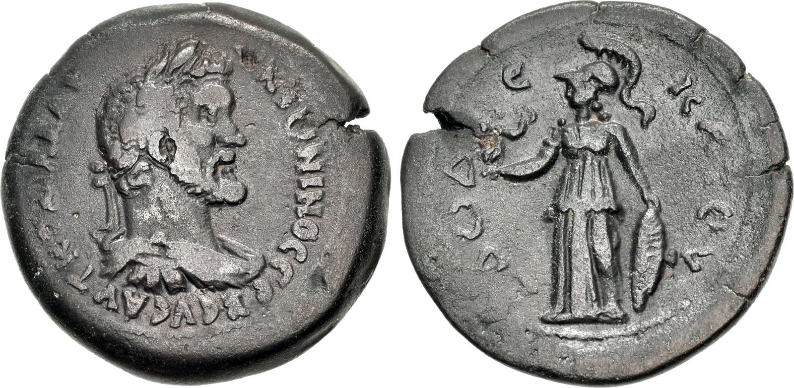 EGYPT, Alexandria. Antoninus Pius. AD 138-161. Æ Drachm (35mm, 24.71 g ...