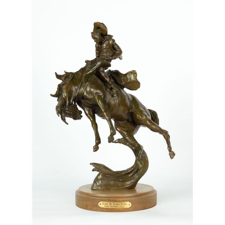 Herb Mignery (1937- ), Ridin' by Range Rules, 1996