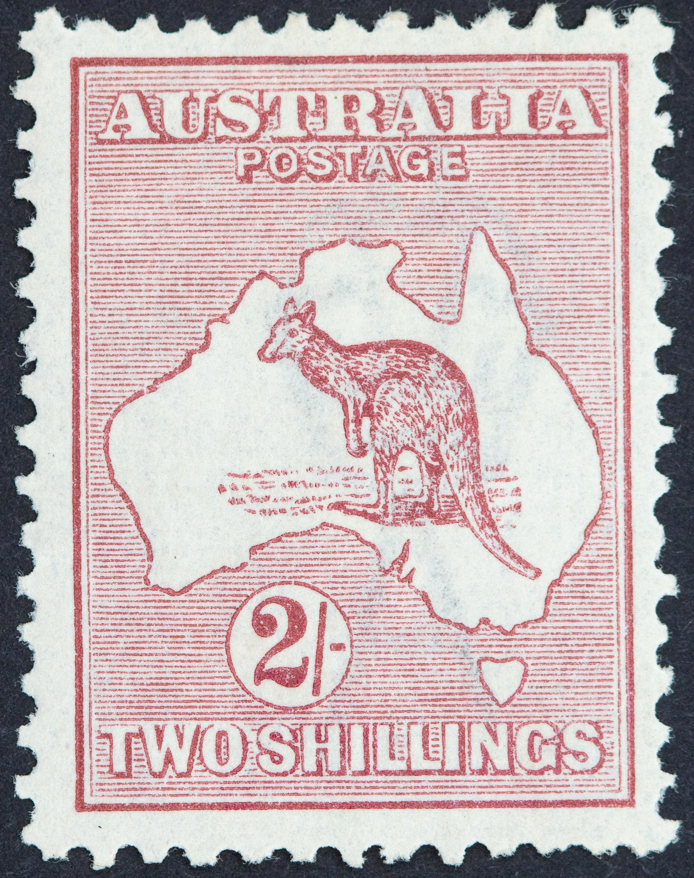 382 · Small Multiple Watermark, Two Shillings, 1929, Fine