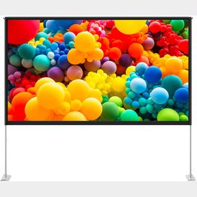 NEW 16;9 PROJECTOR OUTDOOR SCREEN & STAND 59907B***