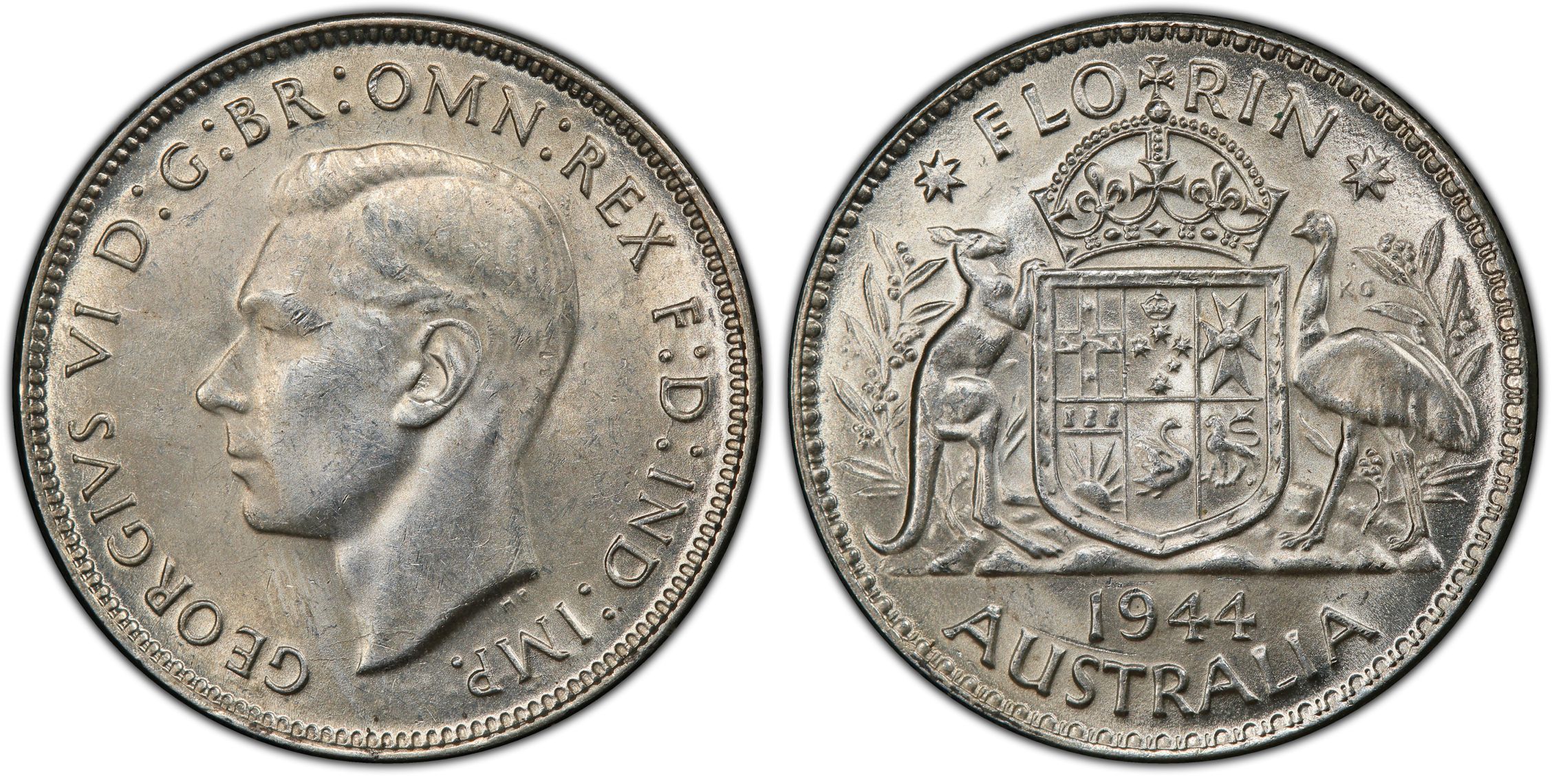 Florin, 1944(m), PCGS MS62