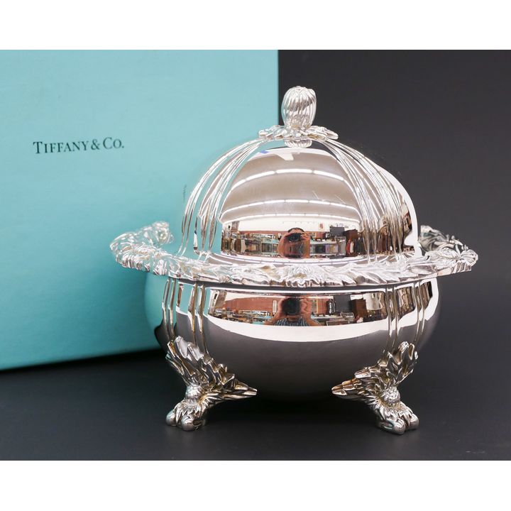 Tiffany & Co. ''Chrysanthemum'' Sterling Covered Butter