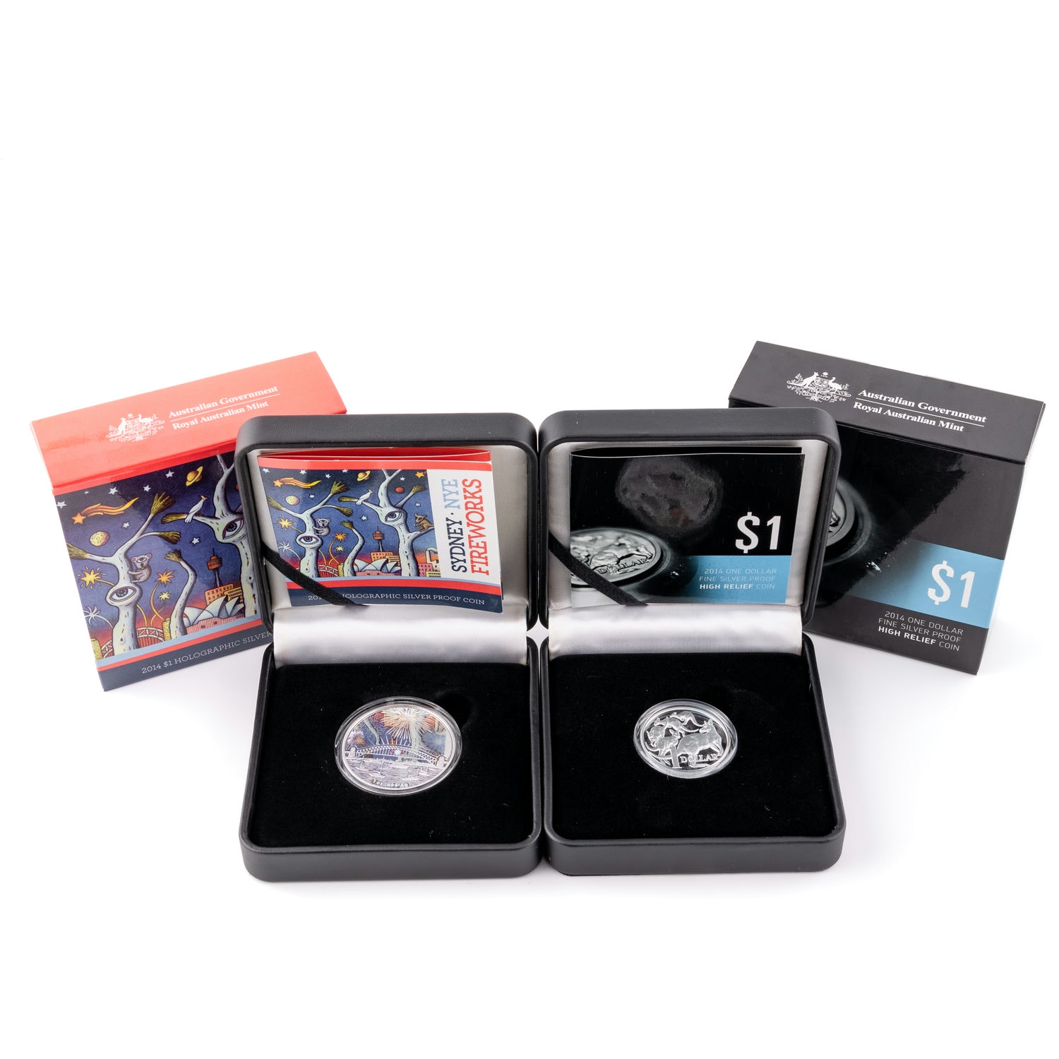 Elizabeth II, Sydney NYE Holograph & 30th Anniversary of $1, One Dollar, 2014, FDC