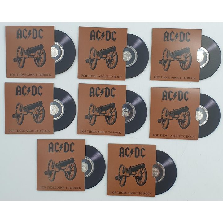 AC/DC Comm. Coins (x8)