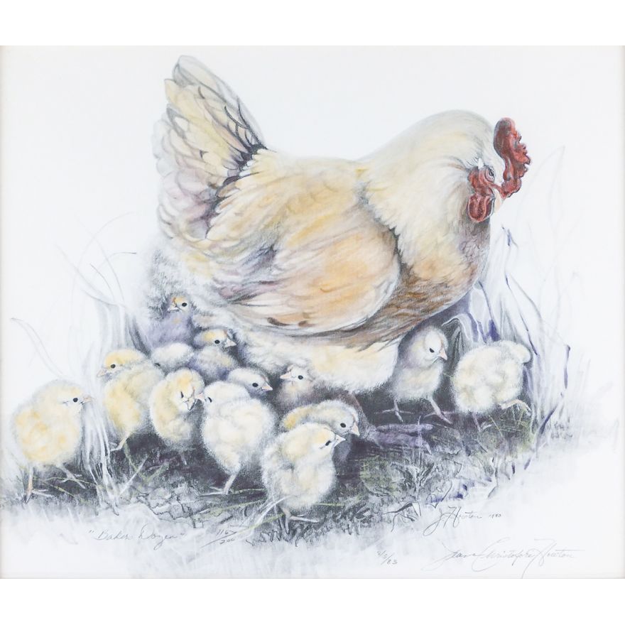 Jean Howton ''Bakers Dozen'' S/N 1983 Lithograph Matted