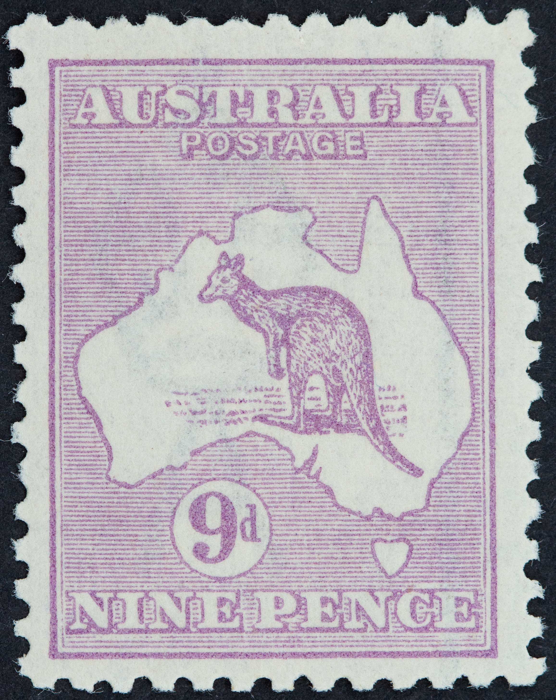 342 · Third Watermark, Ninepence, 1919, Fine
