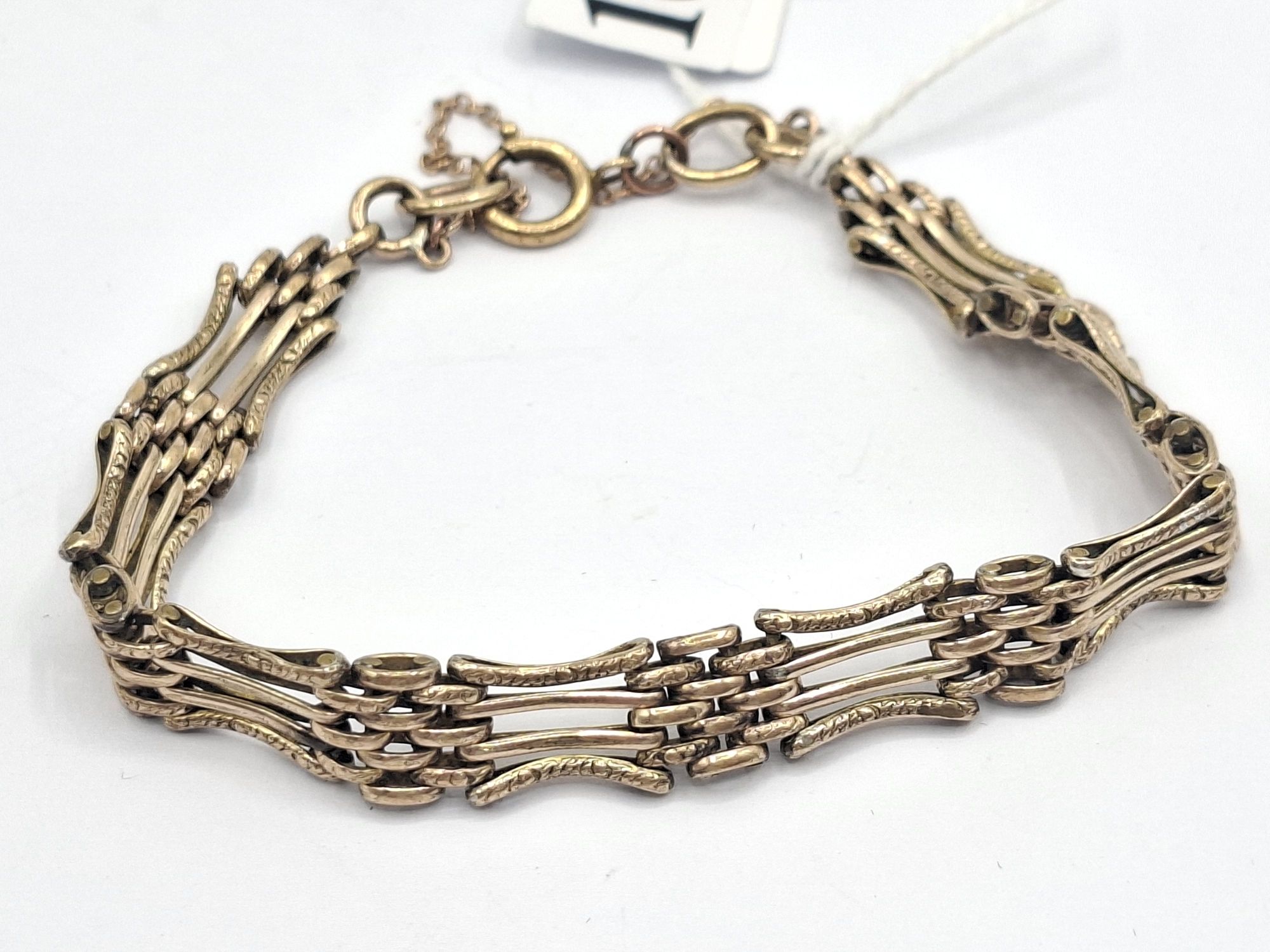 1073 · VINTAGE GATE LINK BRACELET